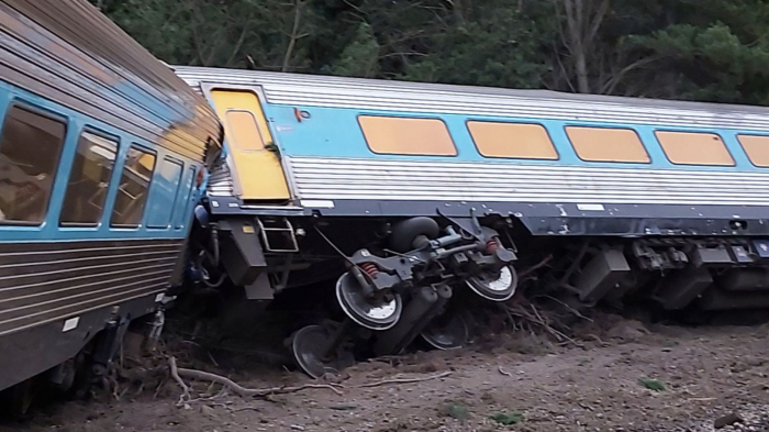 Two killed and several injured after train derails near Melbourne