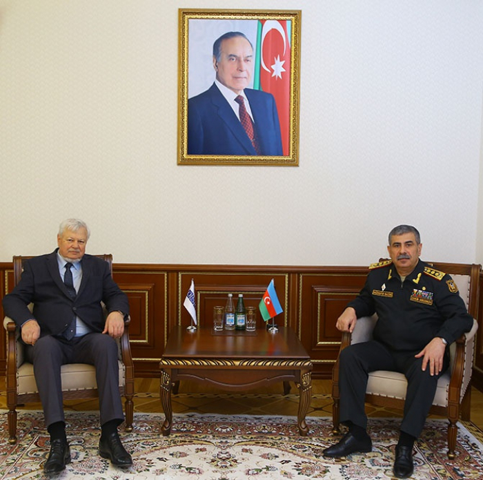   Azerbaijan Defense Minister Meets with the Personal Representative of the OSCE Chairperson-in-Office  