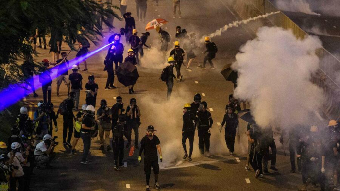  Protestdemonstrationen in Hongkong – Polizei setzt wieder Tränengas ein 