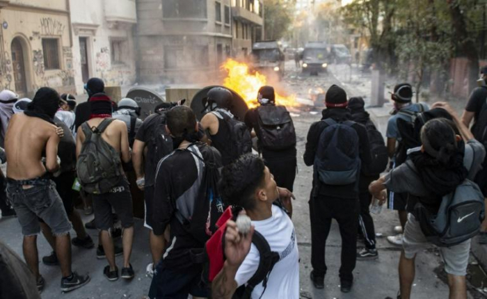  Chili:   manifestations et violences