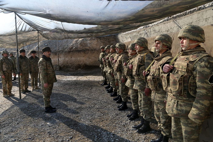   Minister of Defense meets with servicemen serving in the front line  