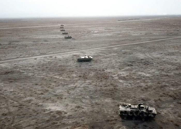  Azerbaijani troops redeployed during large-scale command-staff exercises -  VIDEO  