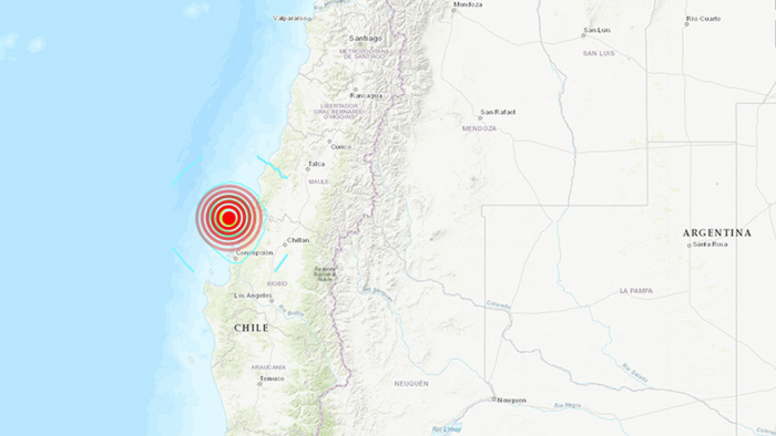 Se registra un sismo de magnitud 6,0 en Chile