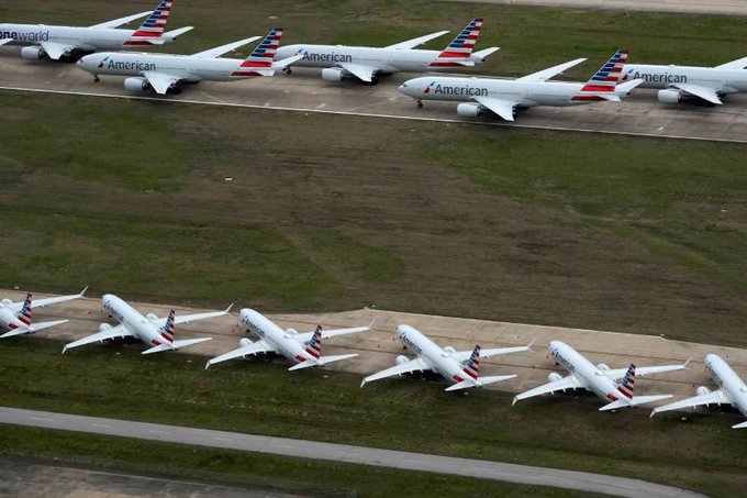 Parking pain: Airlines, airports hunt for storage space as pandemic idles planes
