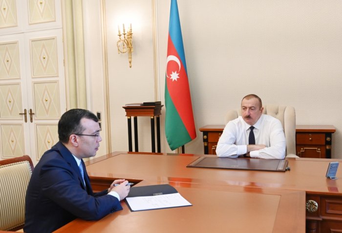 President Ilham Aliyev received Minister of Labor and Social Protection of Population Sahil Babayev