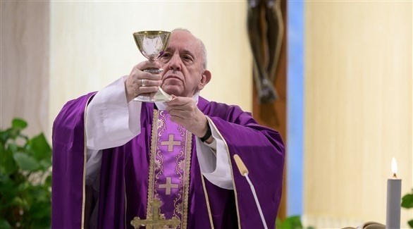 البابا يقود قداساً خاصاً للصلاة من أجل انتهاء أزمة كورونا