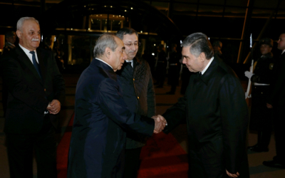انتهاء زيارة رئيس تركمانستان 