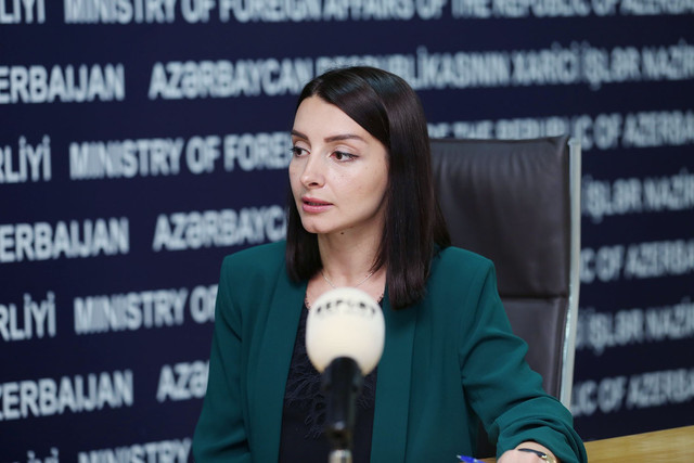   Leyla Abdullayeva:   Las "elecciones" ilegales organizadas por Armenia fueron condenadas y rechazadas enérgicamente por la comunidad internacional