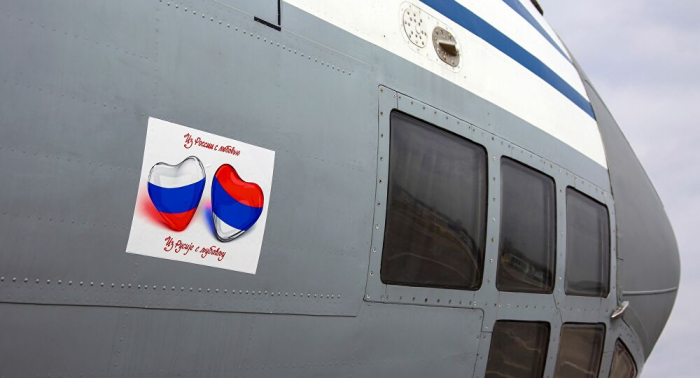   Elf Flüge:   Russische Anti-Corona-Hilfe in Serbien eingetroffen