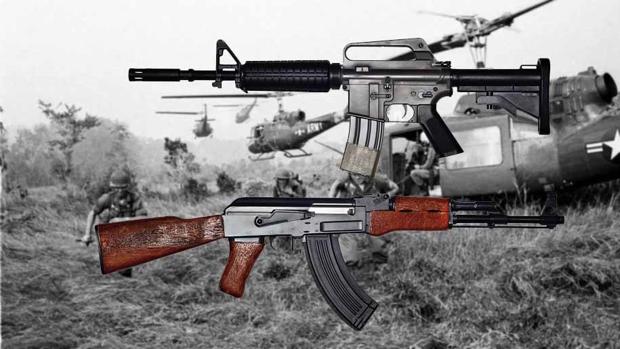   AK-47 vs M16:   ¿cuál fue el fusil de asalto más letal de la guerra de Vietnam?