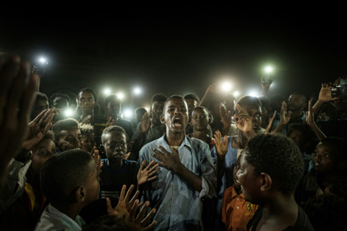 Aufnahme von Protesten im Sudan ist Welt-Pressefoto