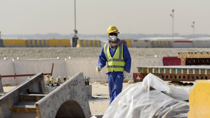 Katars WM-Gastarbeiter arbeiten trotz Corona