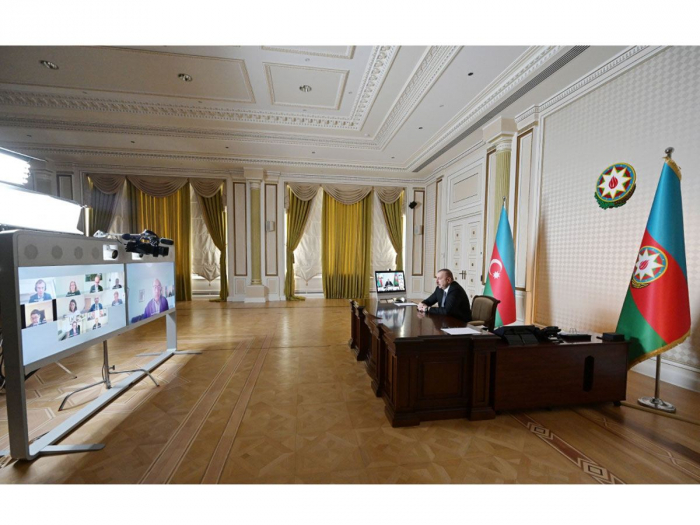  President Ilham Aliyev and President of EBRD held videoconference 