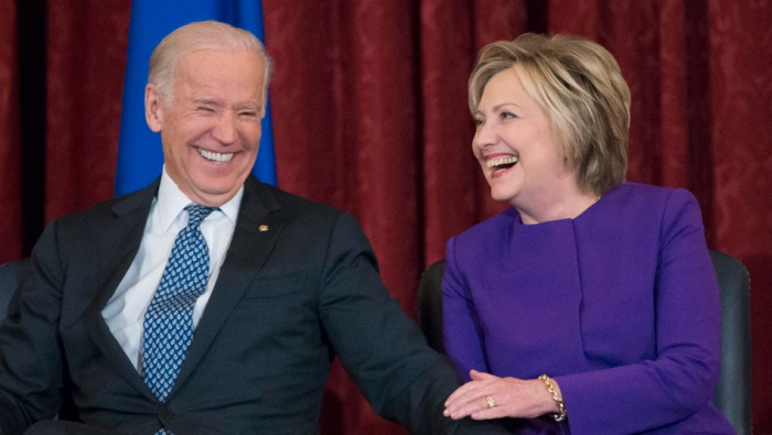   Hillary Clinton unterstützt Joe Biden  