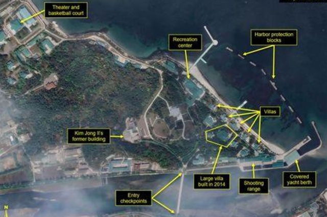 Satellite images of luxury boats further suggest North Korea