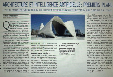   Centro Heydar Aliyev- uno de los primeros monumentos de la arquitectura de la inteligencia artificial  