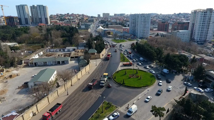 Bakının bəzi küçə və yollarında təmir işləri aparılıb