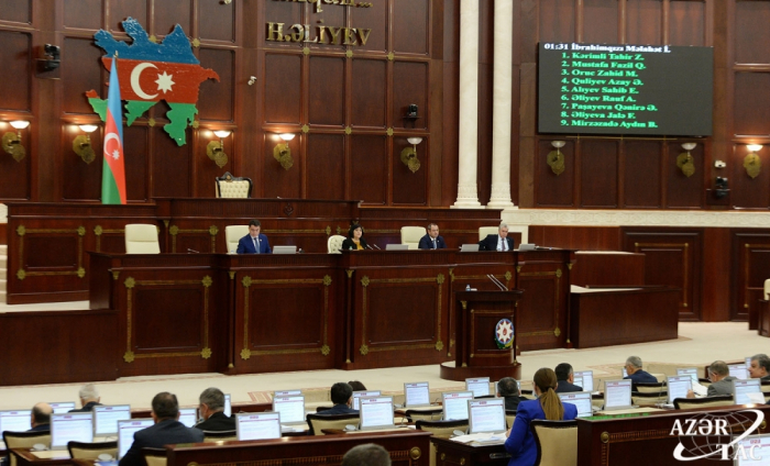   Azerbaijani Parliament holds plenary session  