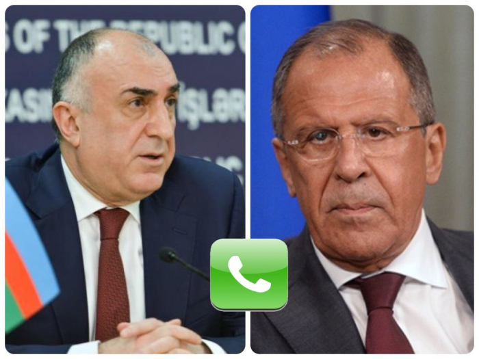   Azerbaijani, Russian FMs hold phone talk  