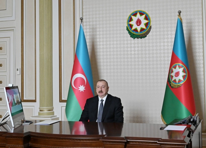  Präsidenten von Aserbaidschan und Moldawien treffen sich in Videokonferenz -  FOTO  