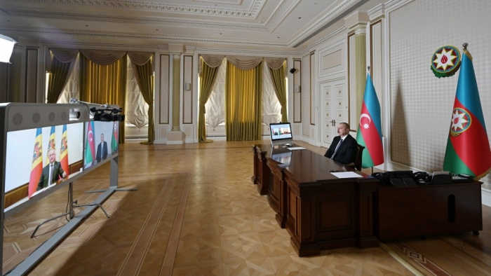   Präsident der Republik Moldau dankt Aserbaidschan  