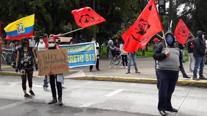 En medio de la pandemia miles de ecuatorianos salieron a protestar contra Ley Humanitaria