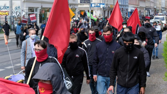 Krawalle bei Linken-Protesten in Berlin
