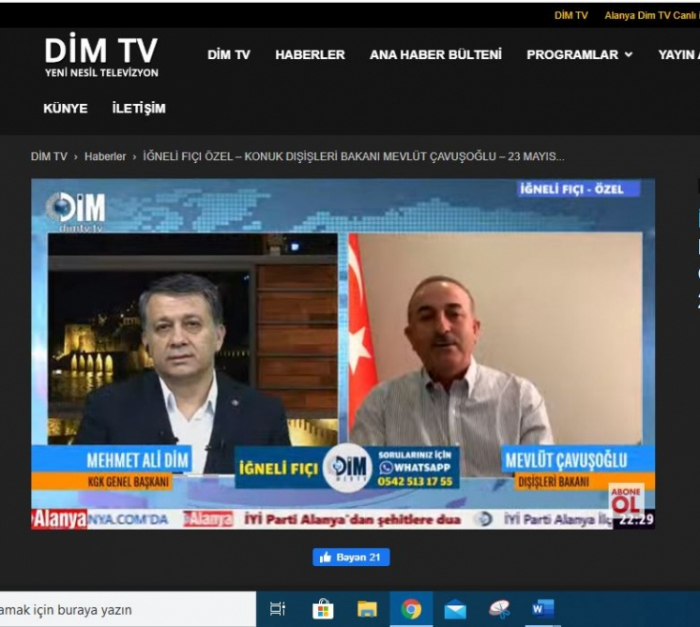     Mevlüt Çavuşoğlu  :Turquía siempre apoyará a Azerbaiyán  