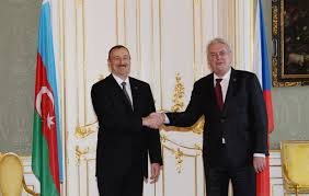 Milos Zeman congratulates Azerbaijani President