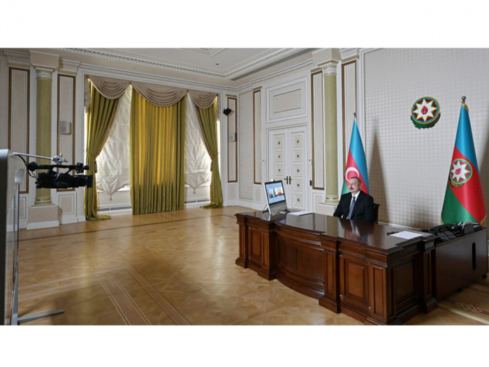   Azerbaijani, Moldovan presidents meet through videoconferencing  