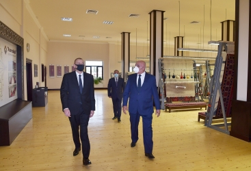   الرئيس إلهام علييف يدشن فرع "أذرخالجا" للسجاد في تارتار  
