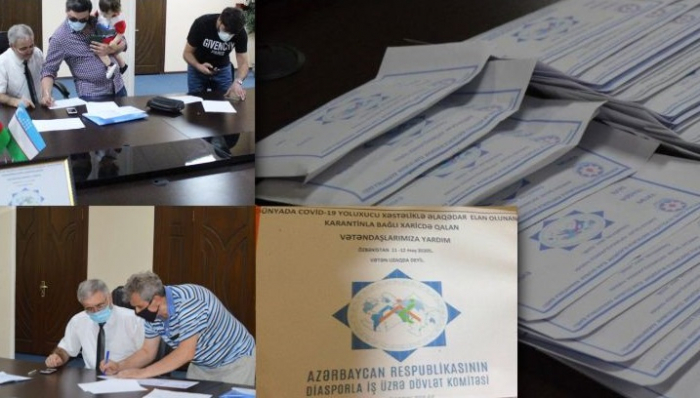   Aserbaidschaner in Usbekistan wurden unterstützt  