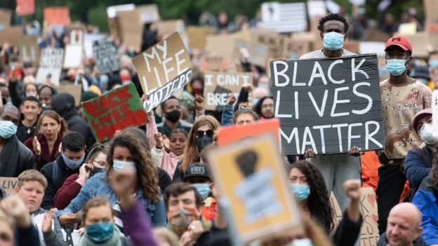 George Floyd death: Thousands turn out for UK anti-racism protests