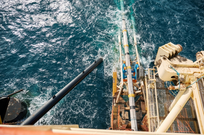  La construction de la section offshore du gazoduc TAP s