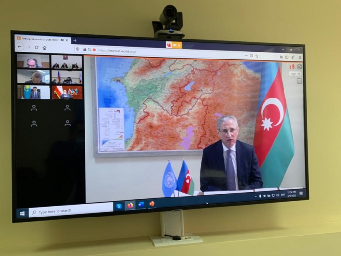   Initiated by Azerbaijan, online meeting of Caspian Littoral States’ environment ministers held  