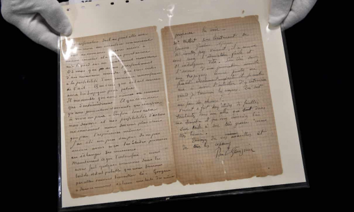 Van Gogh and Gauguin letter about brothel visit sells for €210,000 -  PHOTO 