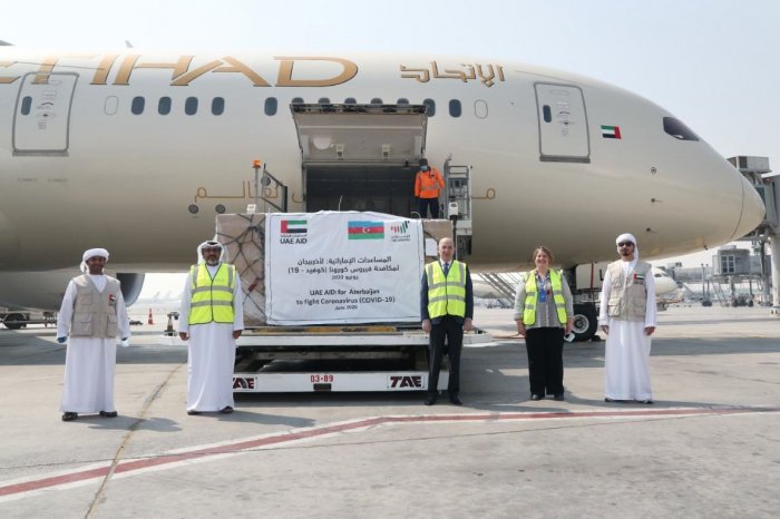 UAE sends aid plane with medical supplies to Azerbaijan to fight against COVID-19 