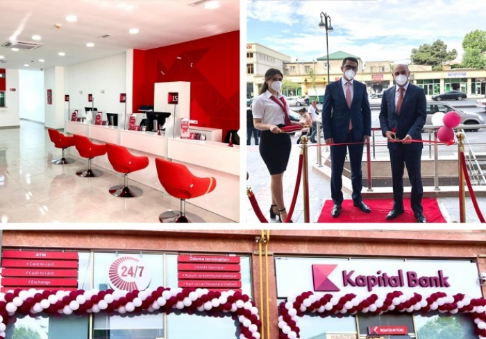 “Kapital Bank” yeni “İnşaatçılar” filialını istifadəyə verib