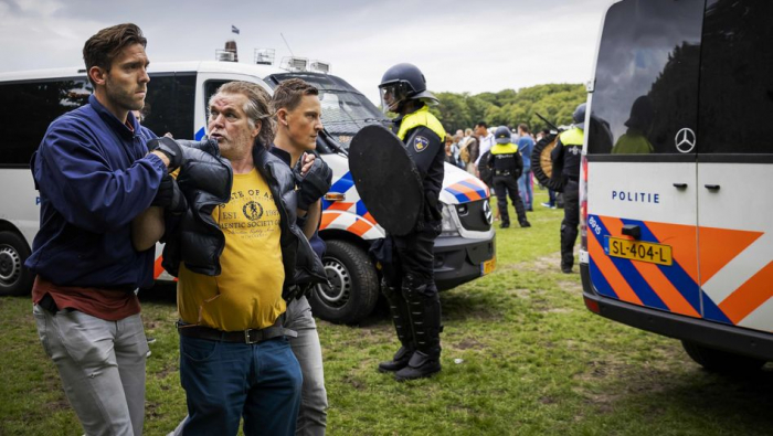 Hunderte Festnahmen nach Protesten gegen Corona-Auflagen