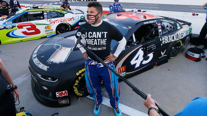  Galgenstrick liegt in Garage von Nascar-Star 