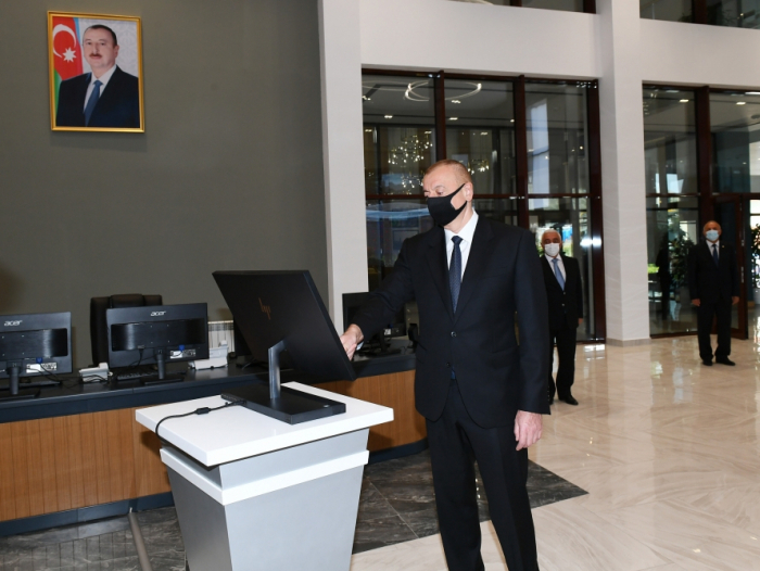   الرئيس إلهام علييف يشارك في تشغيل محطة "أذربيجان" للطاقة الحرارية المعاد إنشاؤها  