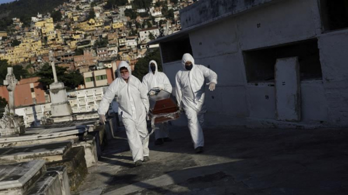 Brazil registers new jump in virus cases
 