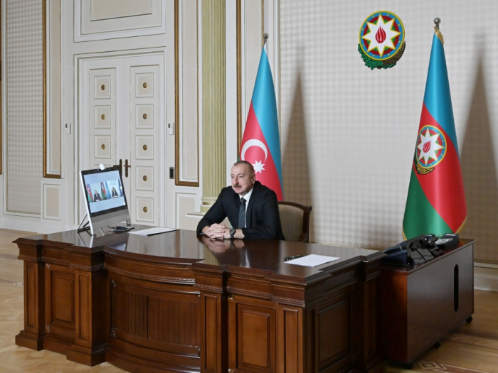   Presidente Ilham Aliyev y Secretario General de la OMT se reúnen por videoconferencia  
