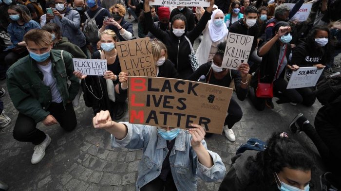   «Violences policières»: nouveaux rassemblements en France mardi pour les obsèques de George Floyd  