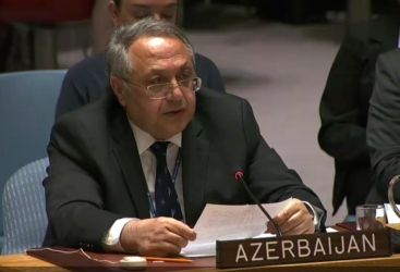   El Representante Permanente de Azerbaiyán ante ONU en el debate del Consejo de Seguridad sobre los crímenes de guerra de Armenia  