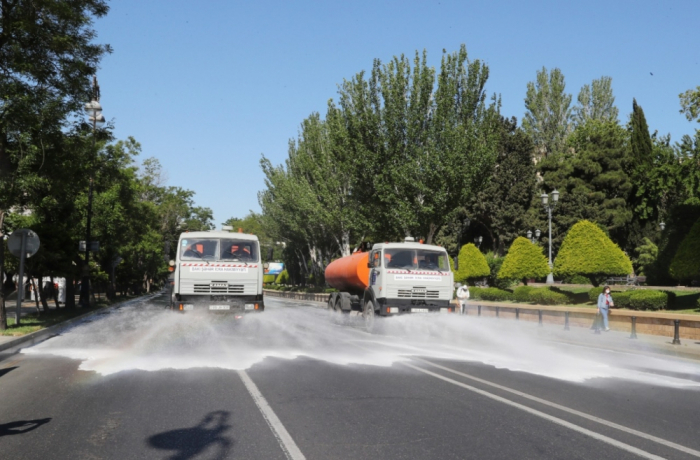   Se han desinfectado más de 450 calles en Bakú  