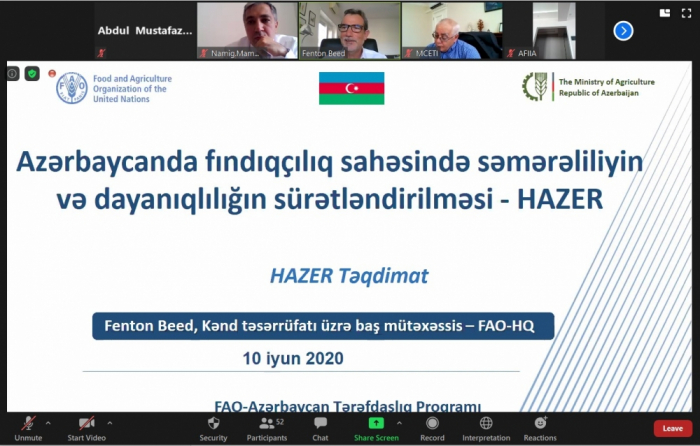   Se ha lanzado un nuevo proyecto en Azerbaiyán como parte del programa de asociación con la FAO  