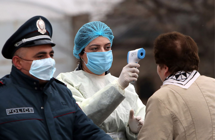 Ermənistanda bir gündə koronavirusa rekord yoluxma 