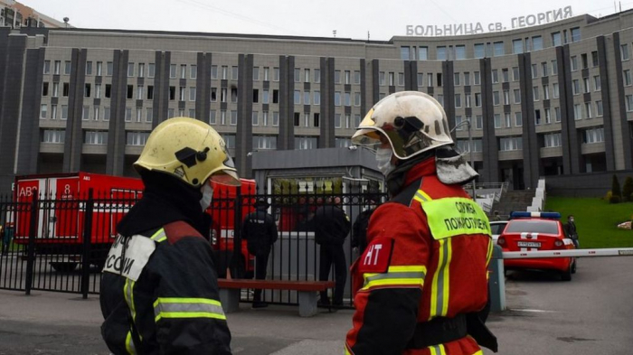One person dies in fire at Hospital in St. Petersburg, Russia