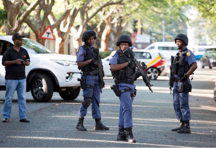 Five killed in attack on South African church, hostages freed